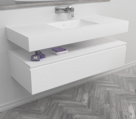 MDF Bathroom Cabinet - 1 drawer