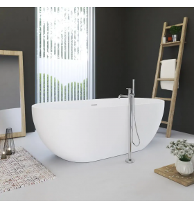 CAMILLE Freestanding Solid Surface Bathtub - 170cm