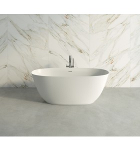 Tor Freestanding Solid Surface Bathtub - 160cm