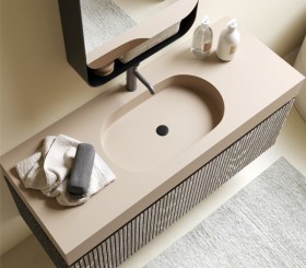 3D Vanity Unit with Hi-Macs® Basin | 2 Drawers | 3001563
