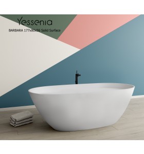 Barbara Solid Surface Bathtub (177x80cm) (150x74cm)