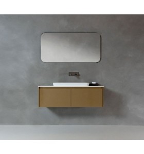Hackney Corian® design basin with vanity unit - 2 drawers