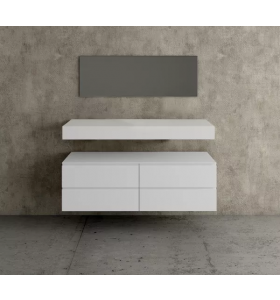 MDF Bathroom Cabinet - 4 drawers