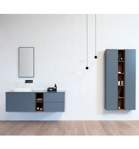 Sevenoaks Corian® design basin with Vanity Unit - 3 drawers and 2 recesses