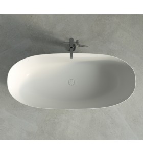 Tor Freestanding Solid Surface Bathtub - 160cm